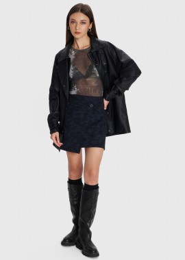 Φούστα μίνι δίτονη - 5206179037181