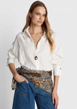 - Πουκάμισο ριγέ με διακοσμητικά κουμπιά - 5206179072861