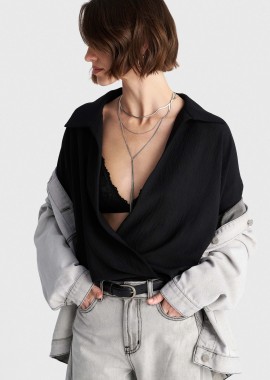 - Μπολερό wrap με ανάγλυφη υφή - 5206179106955