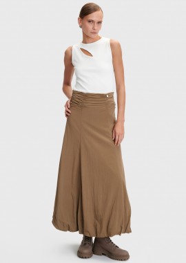 Φούστα μακριά balloon με σούρες - 5206634931573