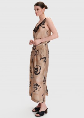 Φούστα μακριά με σχέδιο - 5206634932495