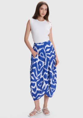 Φούστα μίντι εμπριμέ - 5206634957139