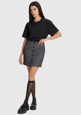 Φούστα μίνι ριγέ - 5206634973320