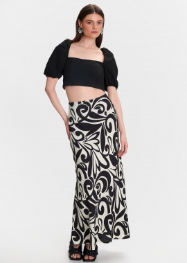 Φούστα μακριά εμπριμέ - 5206634983565