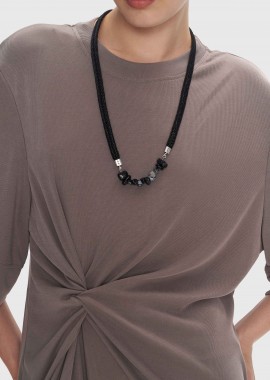 - Κολιέ πλεξούδα με στοιχεία - 5206634985279