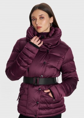 - Μπουφάν puffer με ζώνη - 5206634987051
