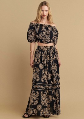 Φούστα μακριά εμπριμέ - 5206179025195