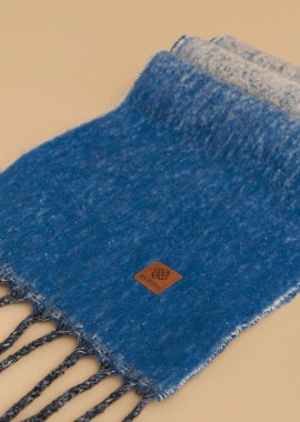 Κασκόλ πολύχρωμο με κρόσια - 5206179060554