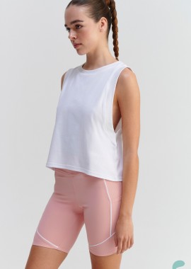 - a-feel Μπλούζα αμάνικη cropped - 5206179065771