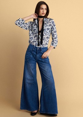 - Τζιν παντελόνι wide leg - 5206179071666