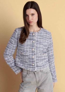 Σακάκι κοντό tweed - 5206179076982