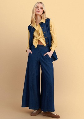 - Παντελόνι τύπου denim - 5206179103893
