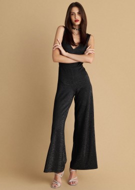 - Ολόσωμη φόρμα με cut-out και shiny όψη - 5206179115360