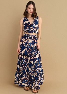 Φούστα μακριά εμπριμέ - 5206634957276