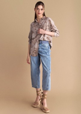 - Πουκάμισο με animal print - 5206634958594