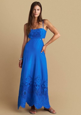 - Φόρεμα μακρύ με cut-out - 5206634958884