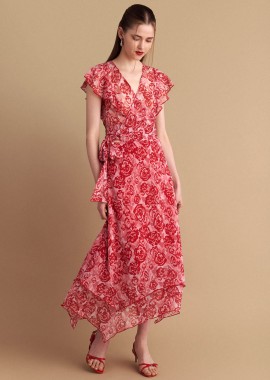 Φούστα σιφόν φλοράλ - 5206634972255