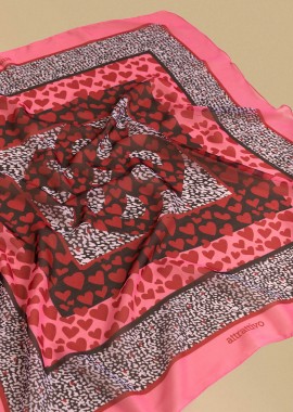 Φουλάρι με καρδιές - 5206634977564