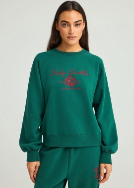 Φούτερ με κεντητό σχέδιο