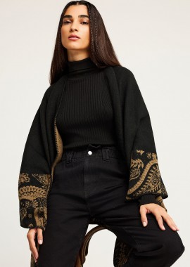 Rib πλεκτό ζιβάγκο