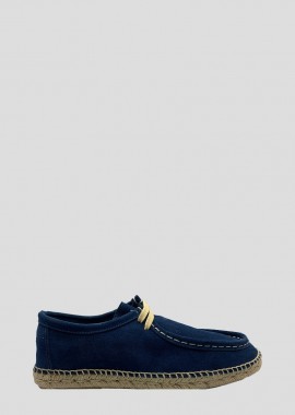 ABARCA Ανδρικό Μπλε Wallabee Split Leather Loafers/Blue