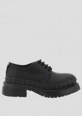 VALENTINO GARAVANI Ανδρικό Μαύρο Rockstud Black Loafers