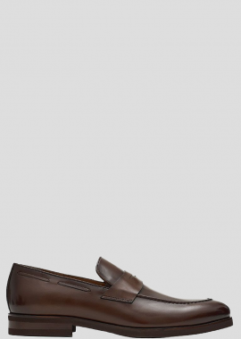 PHILIPPE LANG Ανδρικό Καφέ Leather Loafers