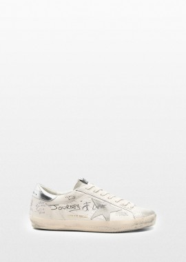 GOLDEN GOOSE Ανδρικό Λευκό Superstar Sneakers