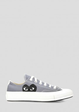 COMME DES GARÇONS PLAY Ανδρικό Γκρι Converse Chuck 70 Sneakers