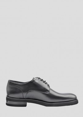 PHILIPPE LANG Ανδρικό Μαύρο Lace Yp Leather Loafers