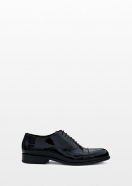 PHILIPPE LANG Ανδρικό Μαύρο Leather Loafers in Black