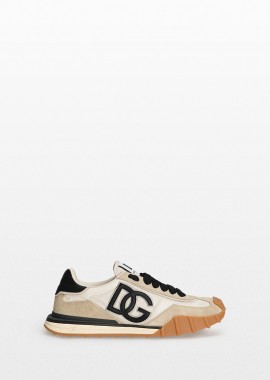 DOLCE&GABBANA Ανδρικό Λευκό Αthletic Fabric Sneakers
