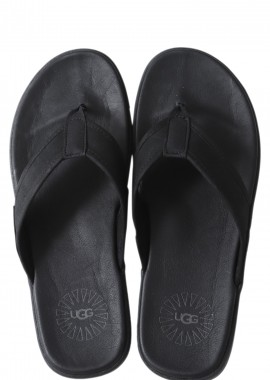 Σαγιονάρες Ugg Seaside Flip Leather 1102690-BLK Ανδρικό