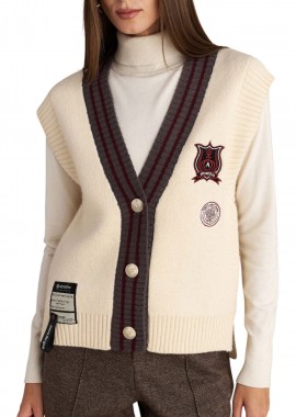 Γιλέκο Attrattivo Με Κεντήματα 9P22952-OFF WHITE Γυναικείο