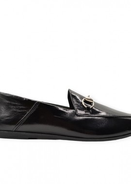 CRASH LOAFER 74T1 ΜΑΥΡΟ ΛΟΥΣΤΡΙΝΙ
