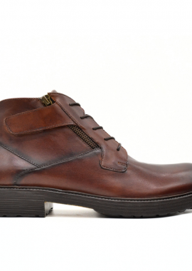 HAWKINS ΑΝΔΡΙΚΟ ΔΕΡΜΑΤΙΝΟ ΜΠΟΤΑΚΙ OMETTO SA4527 DK TAN