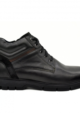 HAWKINS ΑΝΔΡΙΚΟ ΔΕΡΜΑΤΙΝΟ ΜΠΟΤΑΚΙ 80718 BLACK