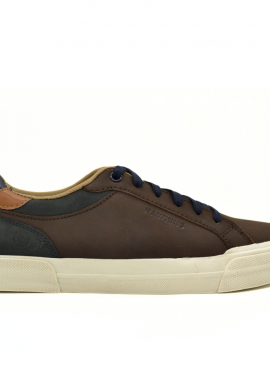 HAWKINS PREMIUM - HAWKINS ΑΝΔΡΙΚΟ ΔΕΡΜΑΤΙΝΟ SNEAKER 8425 BROWN