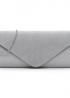 TAMARIS ΓΥΝΑΙΚΕΙO CLUTCH AMALIA 33803 830 silver