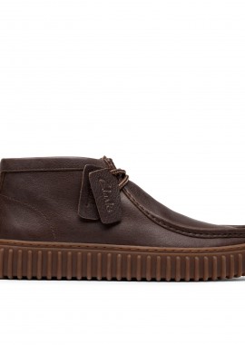 CLARKS ΑΝΔΡΙΚΟ ΜΠΟΤΑΚΙ Torhill Hi 26183425 Dark Brown Lea