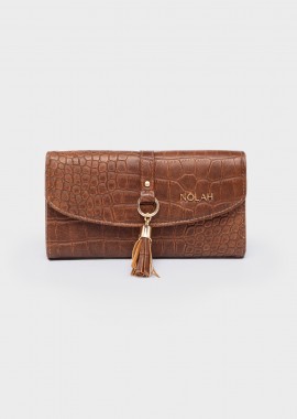 NOLAH ΓΥΝΑΙΚΕΙΑ ΤΣΑΝΤΑ CROCOLOVE BROWN