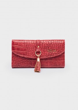 NOLAH ΓΥΝΑΙΚΕΙΟ ΠΟΡΤΟΦΟΛΙ CROCOLOVE RED