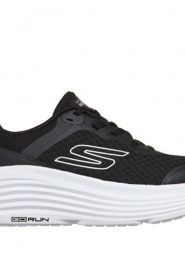 SKECHERS - SKECHERS ΓΥΝΑΙΚΕΙΟ SNEAKER Engineered Mesh Lace Up 129470_BKW ΜΑΥΡΟ-ΛΕΥΚΟ