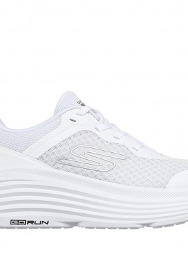 SKECHERS - SKECHERS ΓΥΝΑΙΚΕΙΟ SNEAKER Engineered Mesh Lace Up 129470_WBK ΛΕΥΚΟ-ΜΑΥΡΟ