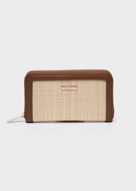 NOLAH - NOLAH ΓΥΝΑΙΚΕΙΟ ΠΟΡΤΟΦΟΛΙ BREST BEIGE DARK BROWN