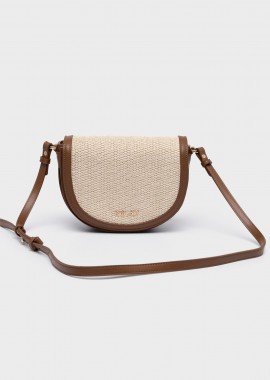 NOLAH - NOLAH ΓΥΝΑΙΚΕΙΑ ΤΣΑΝΤΑ LUDMILA CREAM DARK BROWN