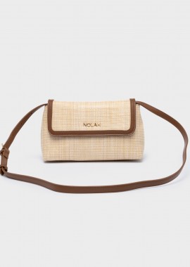 NOLAH - NOLAH ΓΥΝΑΙΚΕΙΑ ΤΣΑΝΤΑ PLAYA BEIGE DARK BROWN