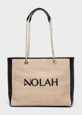 NOLAH - NOLAH ΓΥΝΑΙΚΕΙΑ ΤΣΑΝΤΑ VENICE BEIGE BLACK