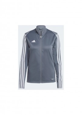 Adidas Γυναικεία Ζακέτα Φούτερ Γκρι HS3516