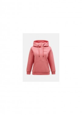 Peak Performance W Original Small Logo Hood Pink